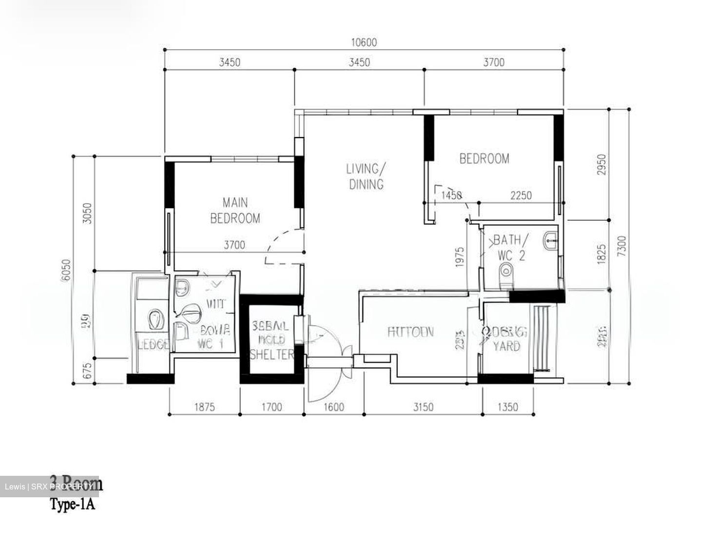 Blk 104A Alkaff Courtview (Toa Payoh), HDB 3 Rooms #527436311